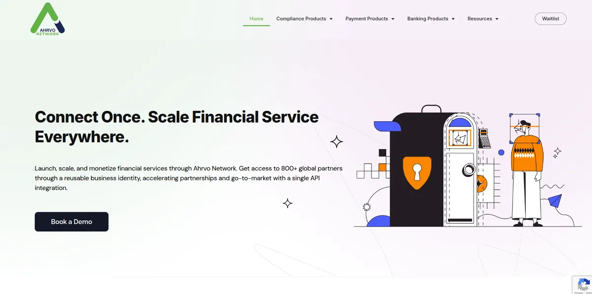 Ahrvo chat and payments platform website